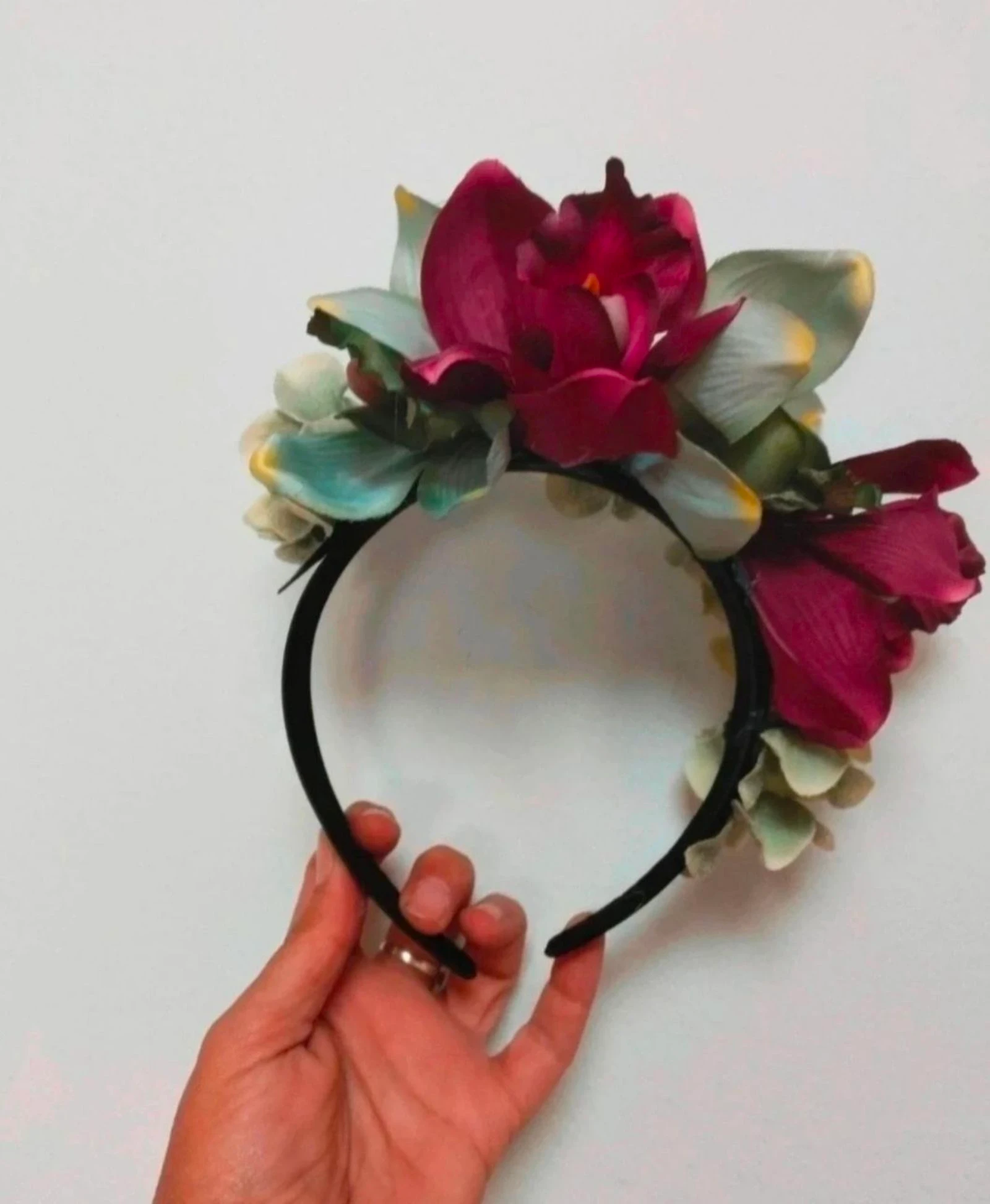 Special occasion orchid headband – photo 7